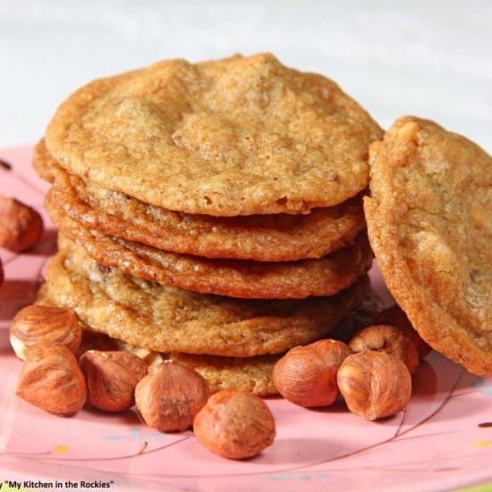 Rezeptbild: Nussige Cookies mit Schoko