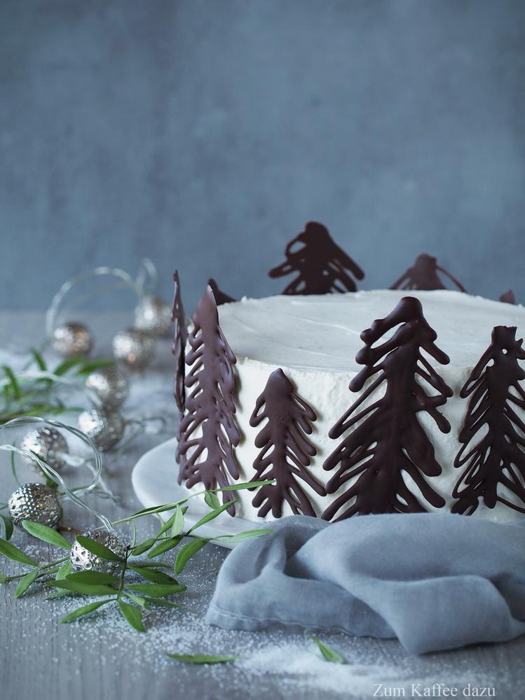 Rezeptbild: Weiße Torte mit Vanille und Birne