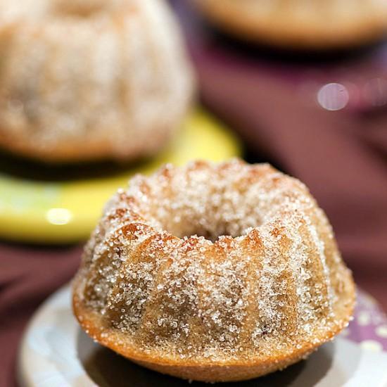 Rezeptbild: Bananen Mini Kuchen mit getrockneten Cranberries