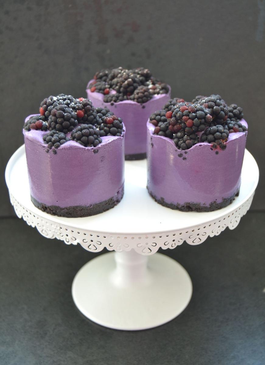 Rezeptbild: Brombeer - Frischkäse - Törtchen 