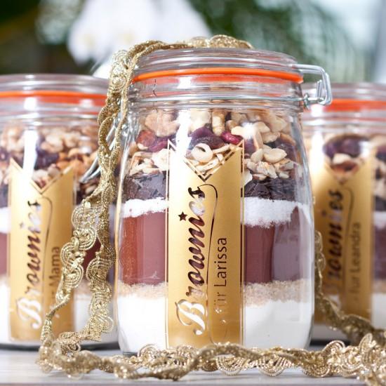Rezeptbild: Brownies (aus dem Glas)