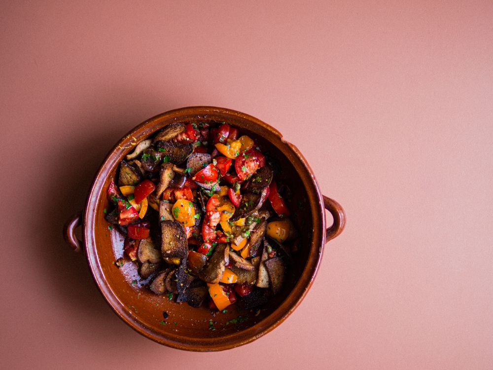 Rezeptbild: Tomaten-Brot-Salat
