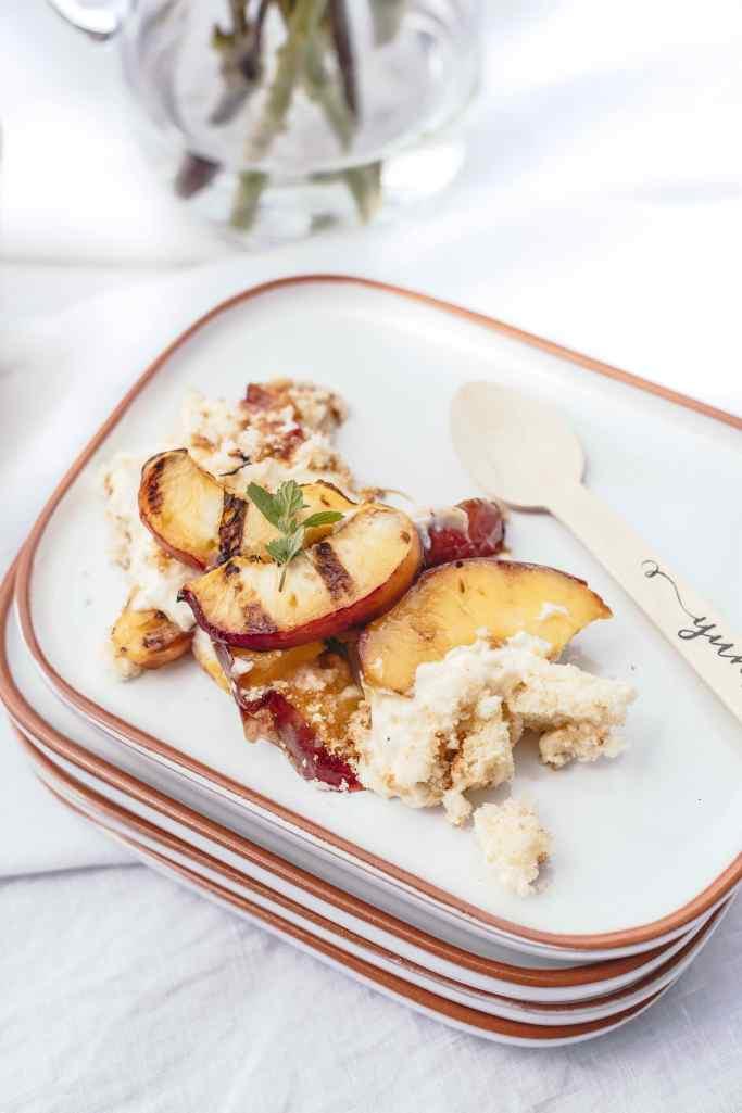 Rezeptbild: Trifle mit gegrillten Nektarinen