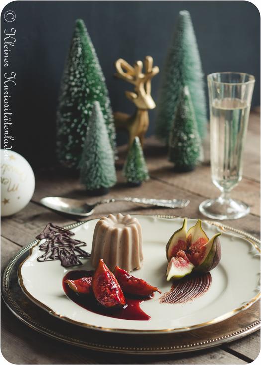 Rezeptbild: Maronen-Schoko-Parfait mit Portweinfeigen