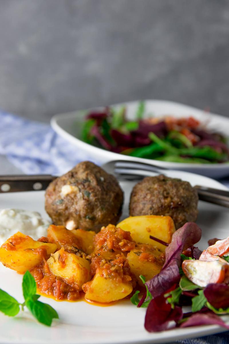 Rezeptbild: Griechische Meze - Patates sto fourno