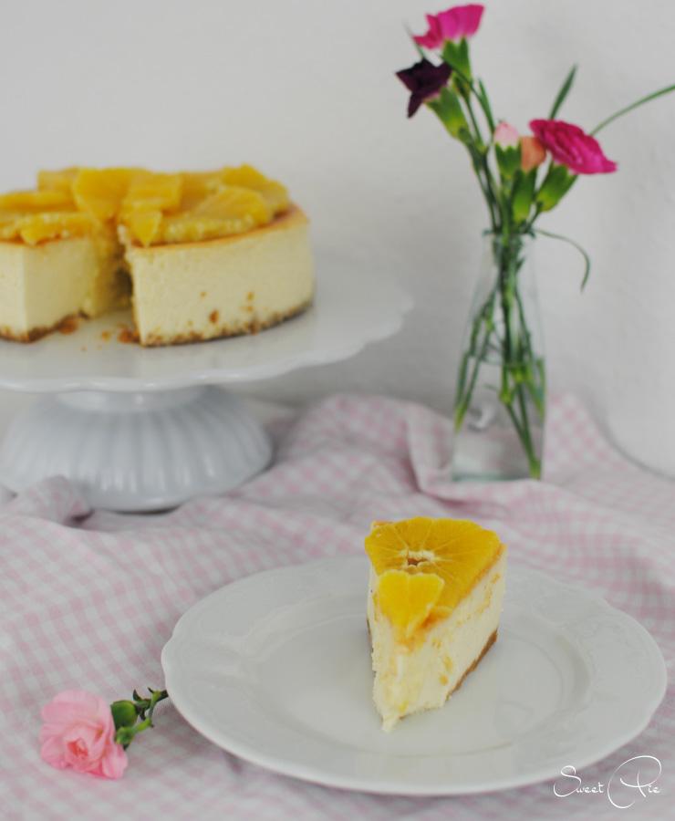 Rezeptbild: Cheesecake mit Orangen-Muskat Topping