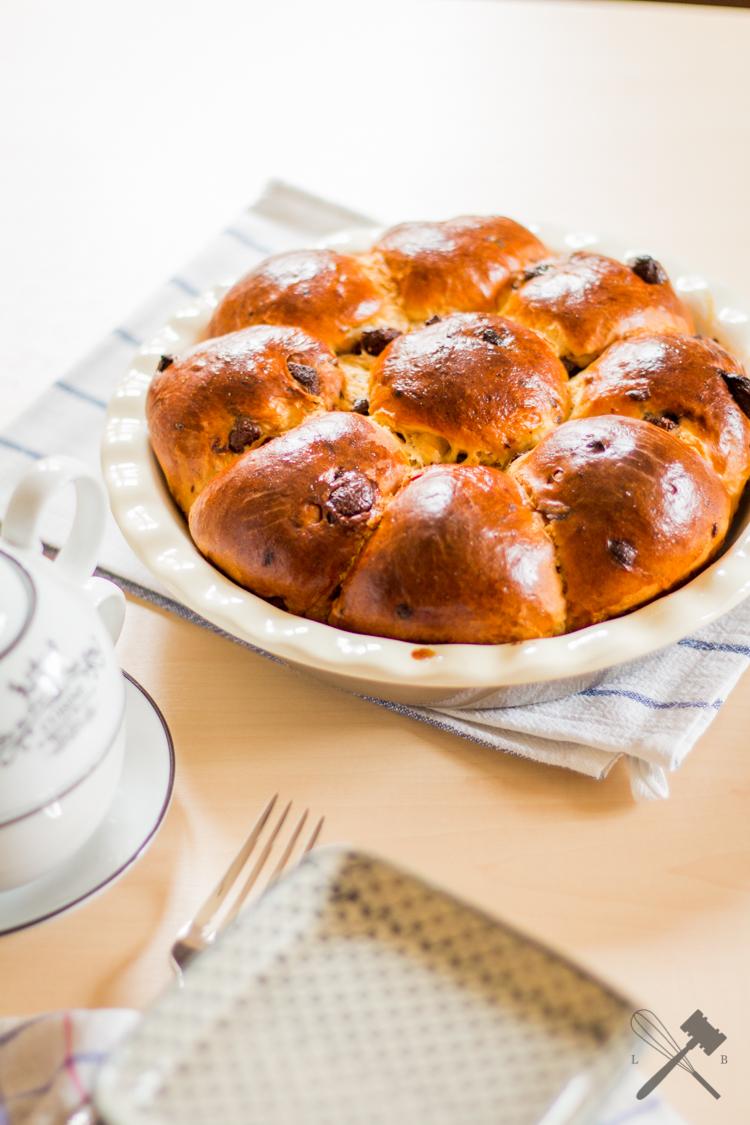Rezeptbild: Dänische Schokobrötchen