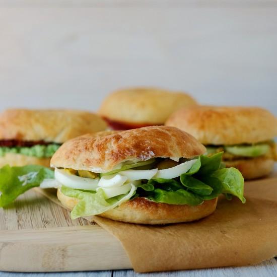 Rezeptbild: Belegte Bagels