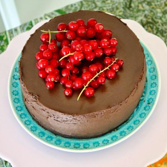 Rezeptbild: Rotwein & Whisky Trüffel Torte