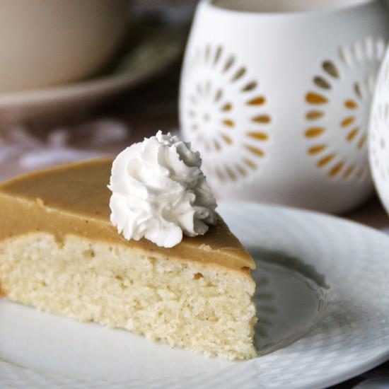 Rezeptbild: Vegane Rhabarber-Torte