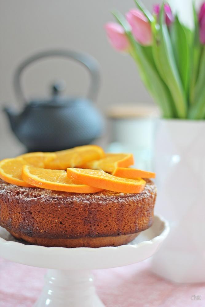 Rezeptbild: Orangen Mandel Kuchen
