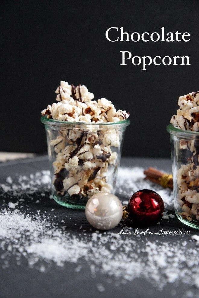 Rezeptbild: Weihnachtliches Popcorn mit Schokolade