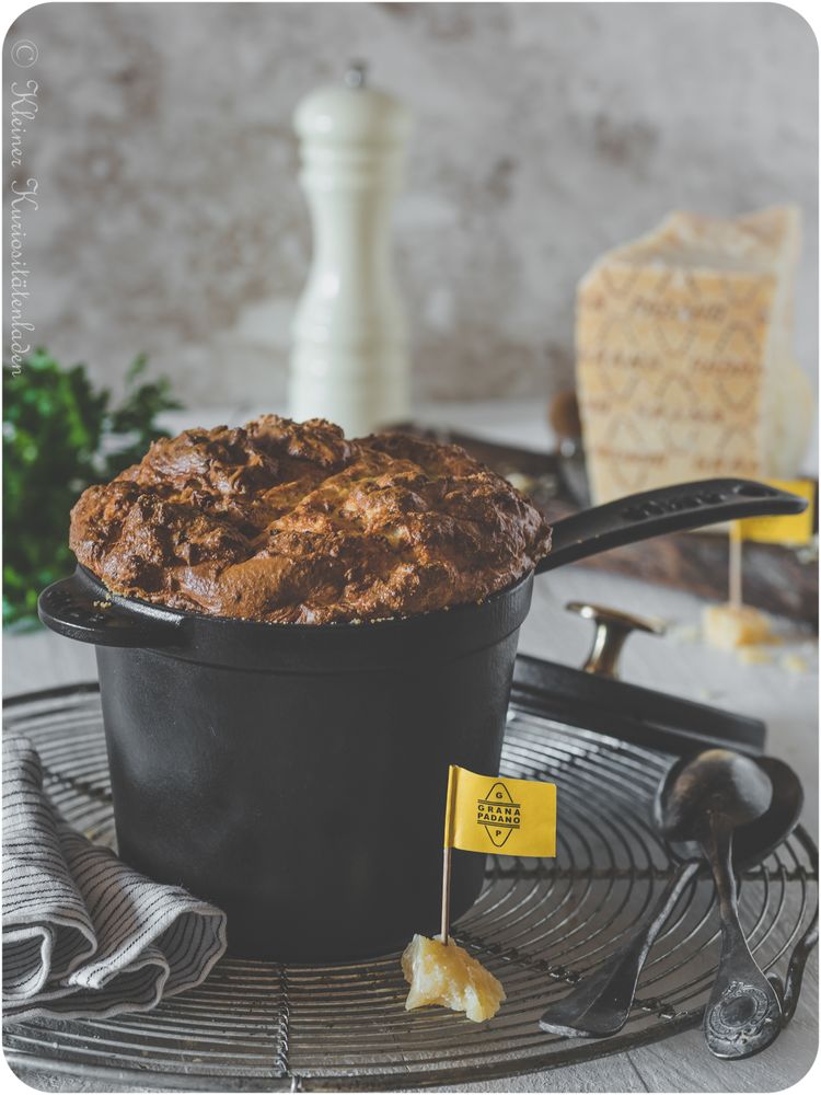 Rezeptbild: Kartoffel-Käse-Soufflé mit Kräutern