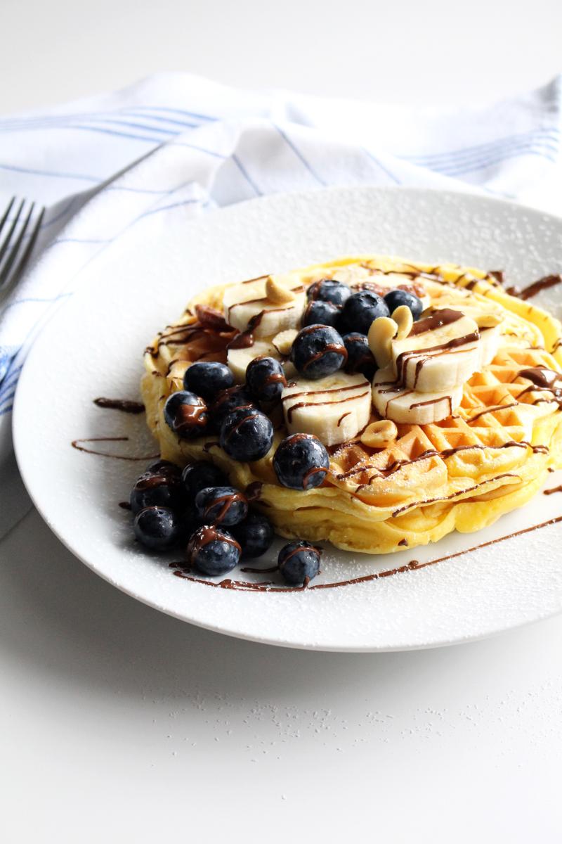 Rezeptbild: Buttermilchwaffeln