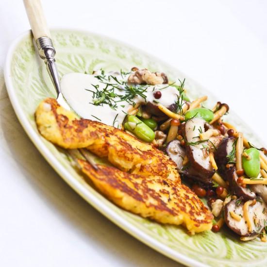 Rezeptbild: Marinierte Pilze nach Ottolenghi
