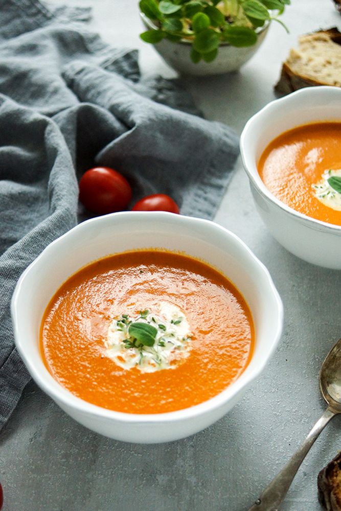 Rezeptbild: Tomaten-Orangen-Suppe
