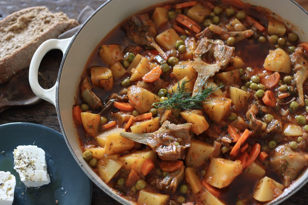 Rezeptbild: Ladera mit Artischocken