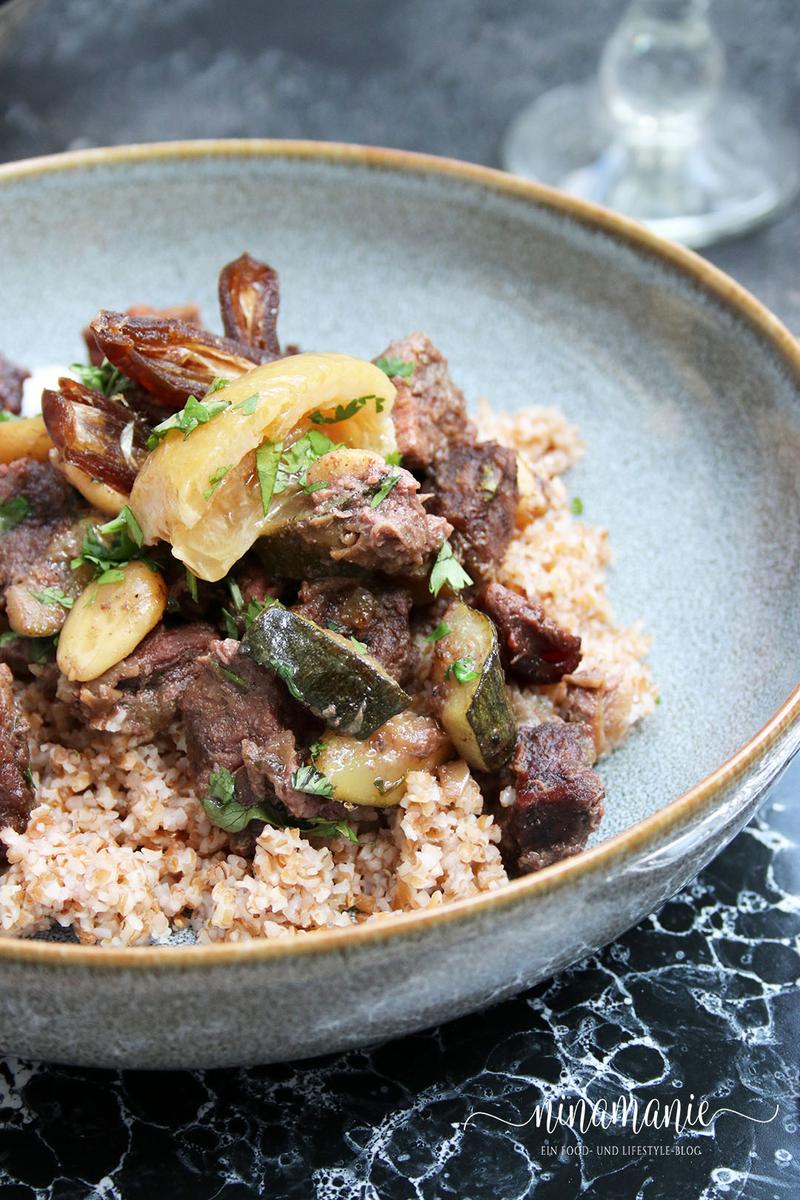 Rezeptbild: Tajine mit Rindfleisch, Datteln und Salzzitronen