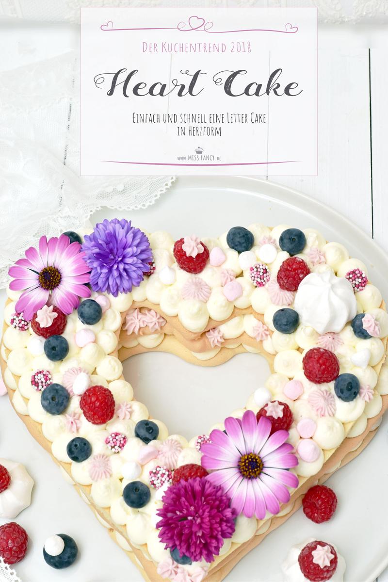 Rezeptbild: Kuchentrend 2018 – Letter Cake in Herzform