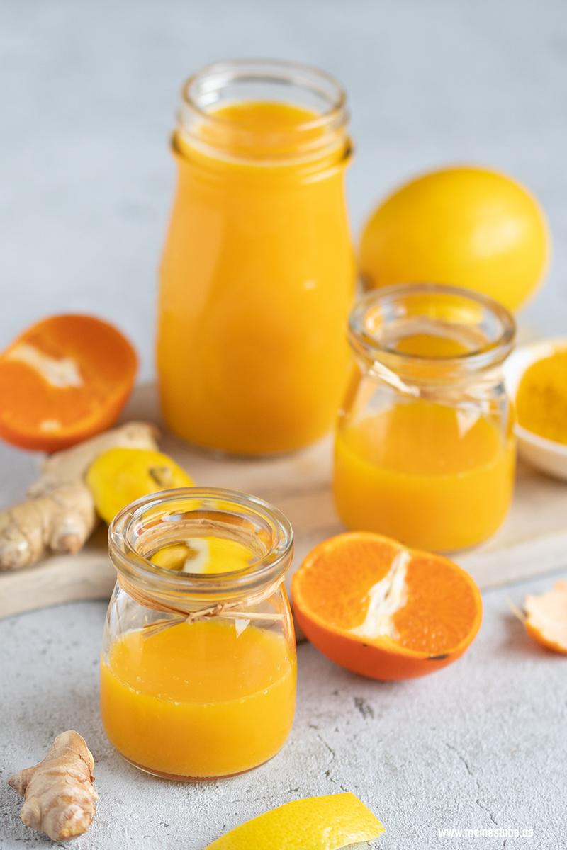 Rezeptbild: Ingwer-Shot mit Kurkuma