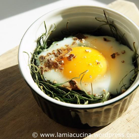 Rezeptbild: Hühnerei im Mönchsbartnest