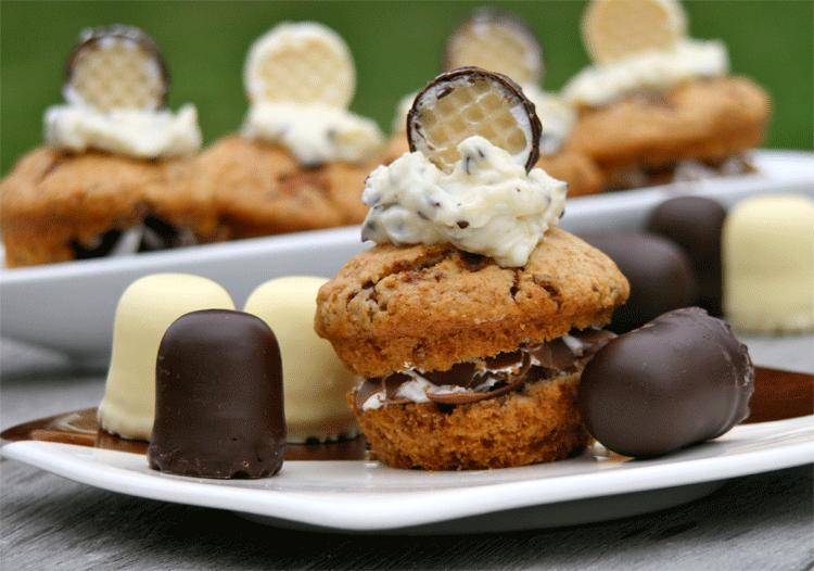 Rezeptbild: Schaumkuss-Triple-Cupcakes