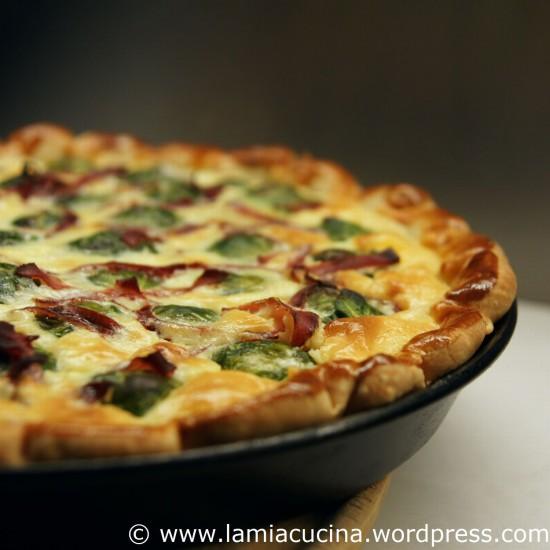 Rezeptbild: Rosenkohl-Schinken Tarte