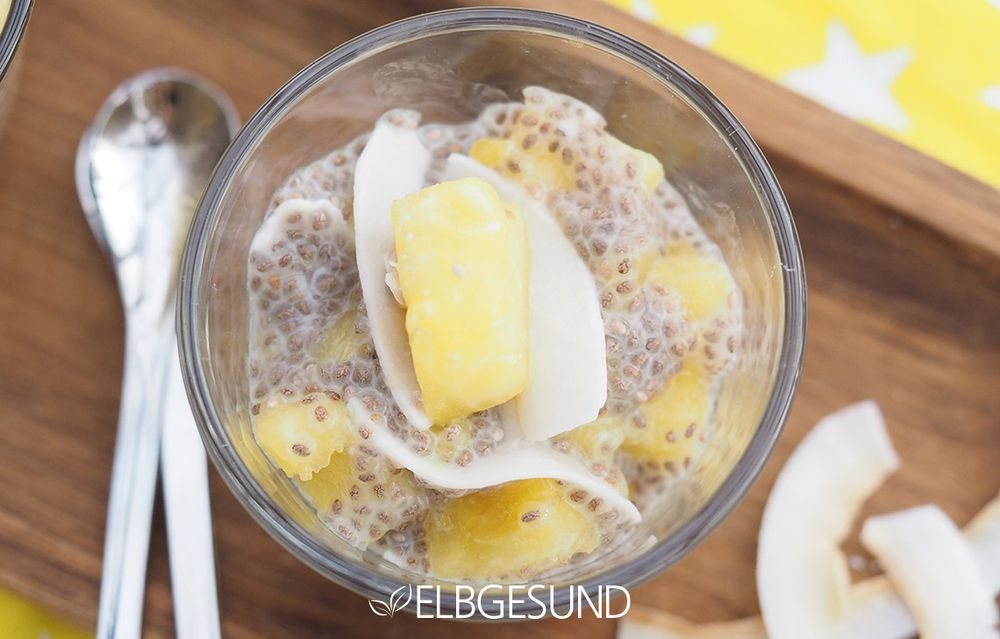Rezeptbild: Fruchtiger Piña Colada Chiapudding