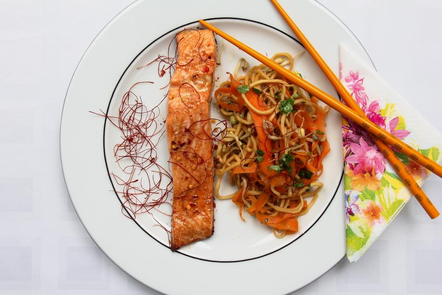 Rezeptbild: Lachs Asia-Style