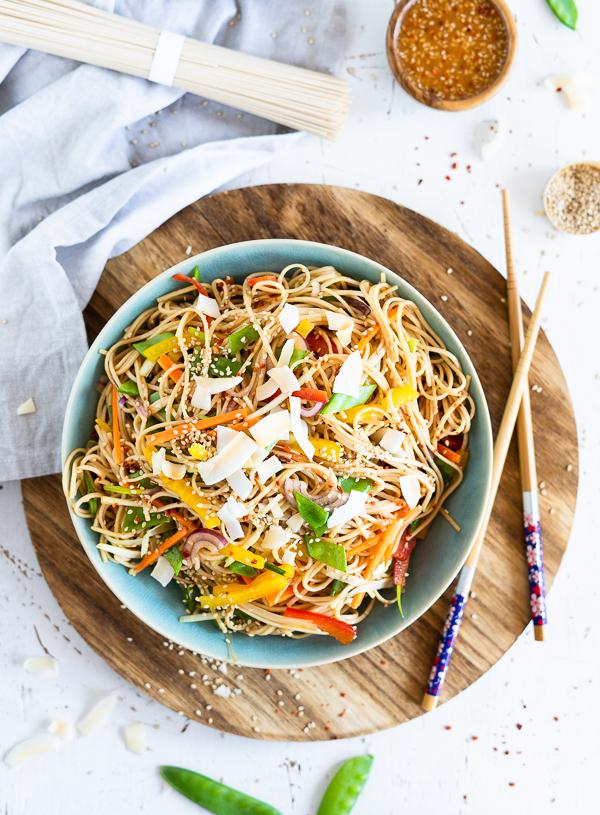 Rezeptbild: Asiatischer Nudelsalat
