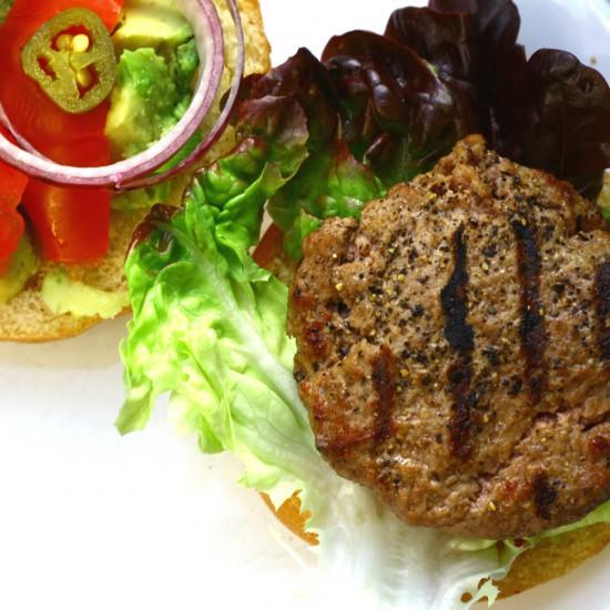 Rezeptbild: Burger mit Chopped Salad