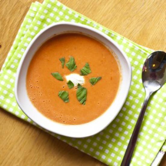 Rezeptbild: Cremige 10-Minuten Tomaten Suppe