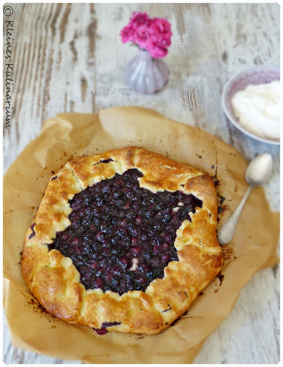 Rezeptbild: Blaubeer Galette