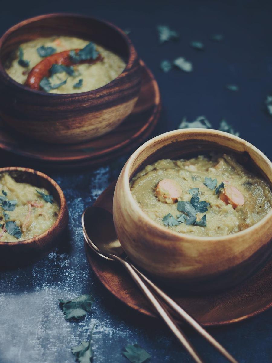 Rezeptbild: ERBSENSUPPE AUS DEM SLOW COOKER