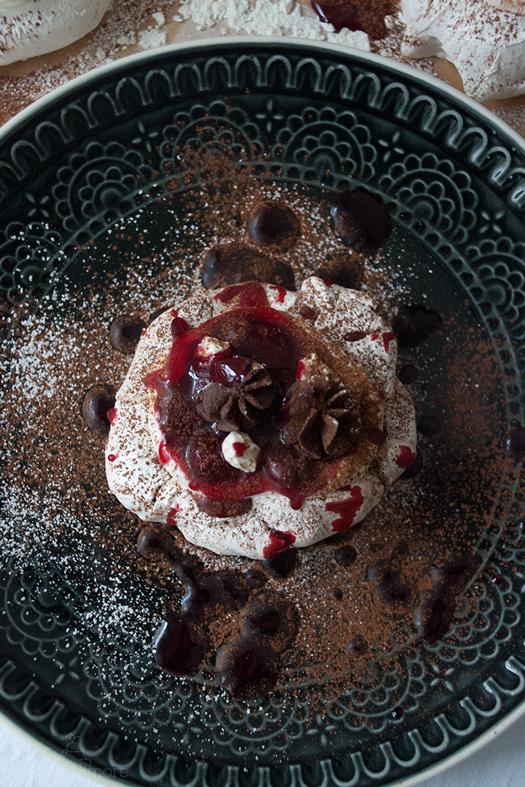 Rezeptbild: Schwarzwälder Mini-Pavlovas