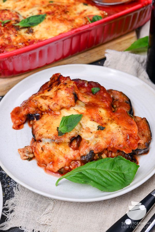 Rezeptbild: Auberginen Parmigiana (Auberginen Auflauf)
