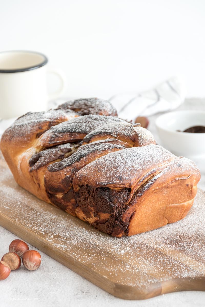 Rezeptbild: Babka mit Schokocreme