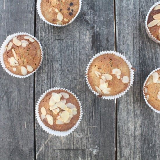 Rezeptbild: Muffins mit Rhabarber-Kompott