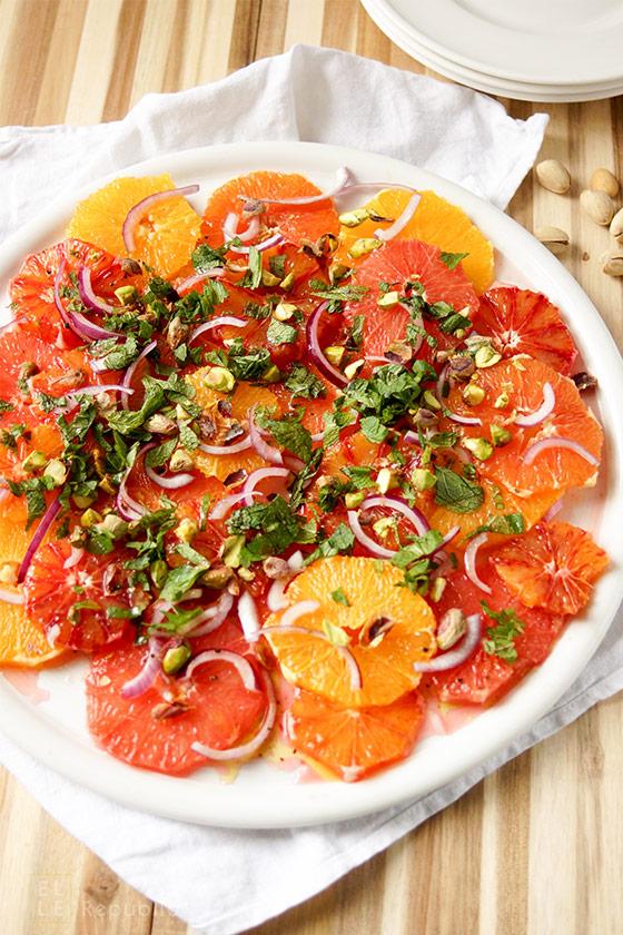 Rezeptbild: Orangensalat mit Pistazien