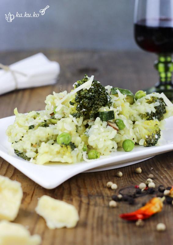 Rezeptbild: Gemüserisotto mit Cheddar-Käse