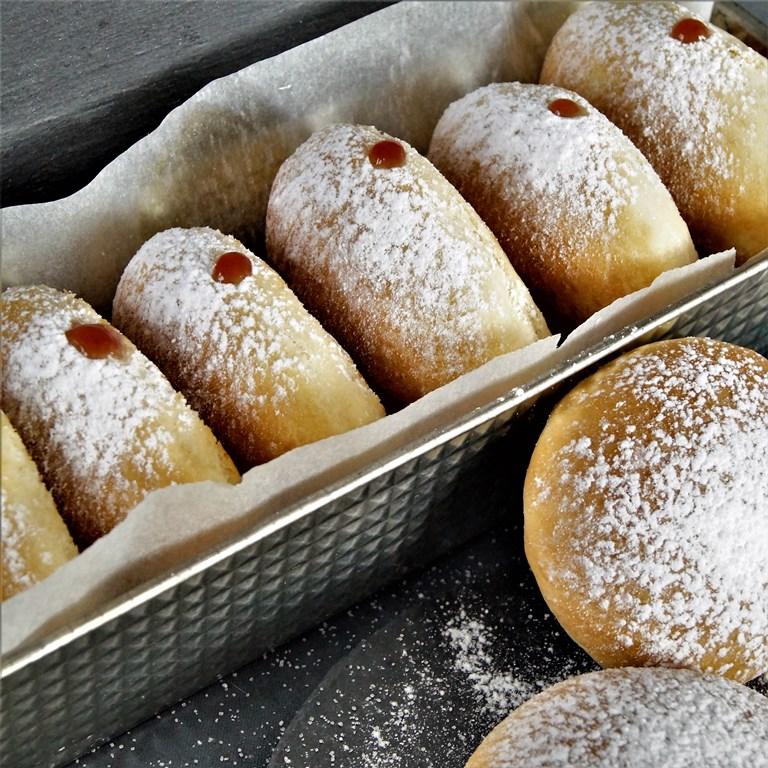 Rezeptbild: Faschingskrapfen aus dem Ofen / Ofenkrapfen