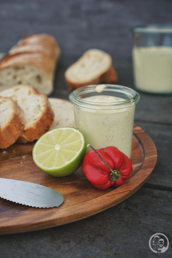 Rezeptbild: Limettenaioli mit Habanero