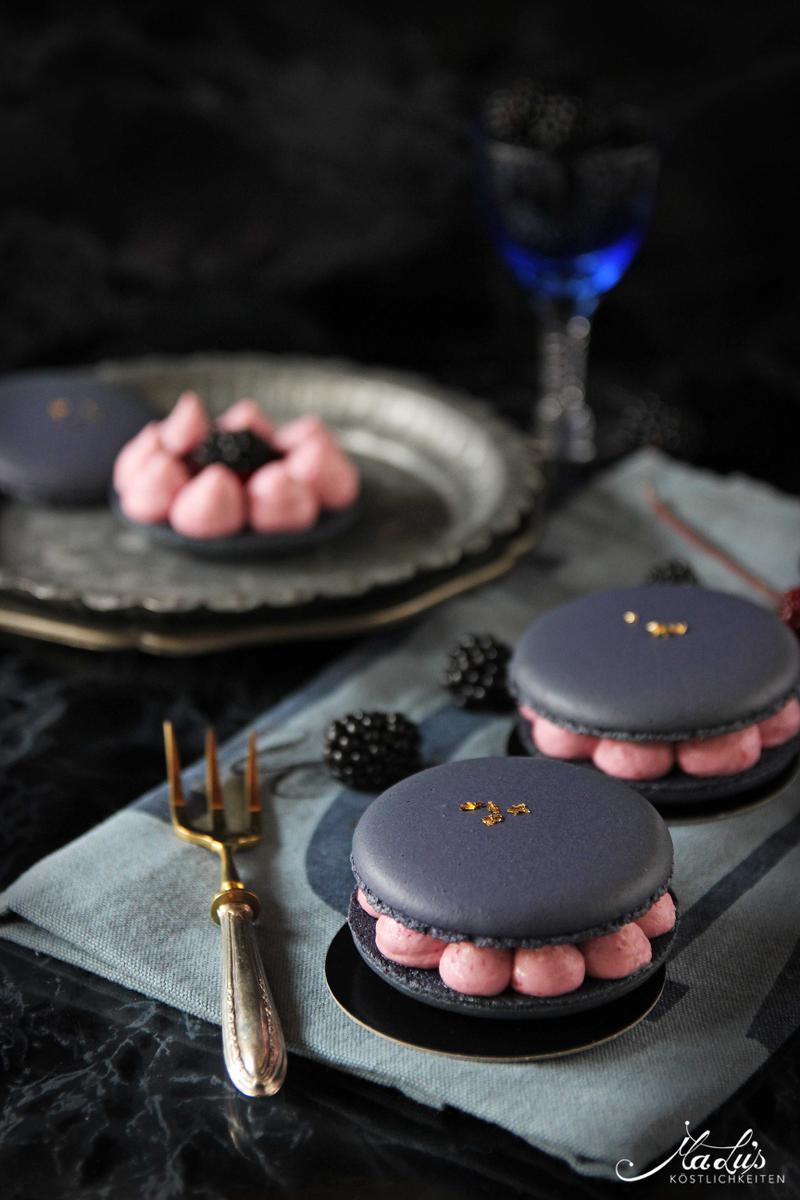 Rezeptbild: Brombeer Macarons