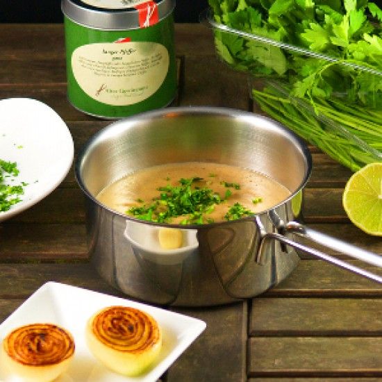 Rezeptbild: Püree von karamellisierten Zwiebeln