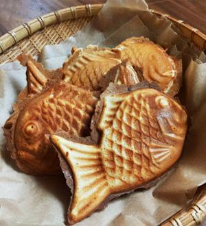 Rezeptbild: Taiyaki mit Schokoladenfüllung