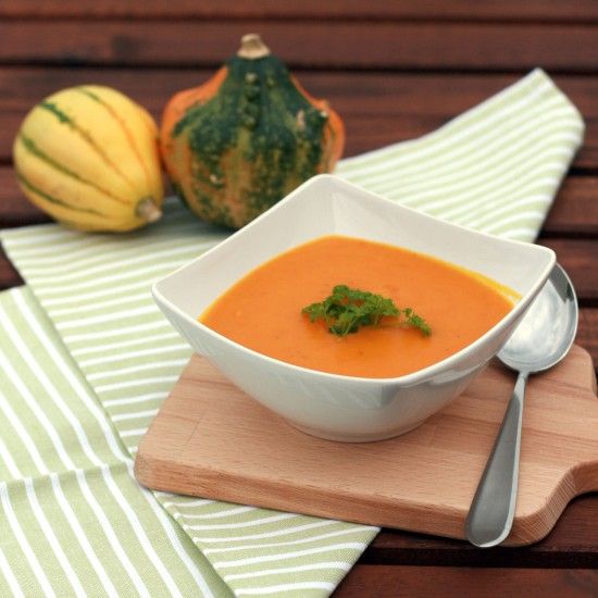 Rezeptbild: Kürbiscremesuppe