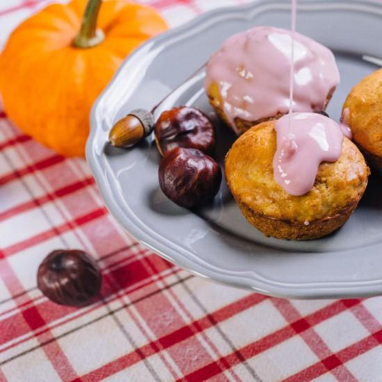 Rezeptbild: Kürbis-Quitten Küchlein
