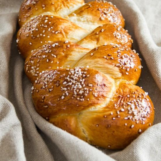 Rezeptbild: Butterzopf mit Übernachtgare