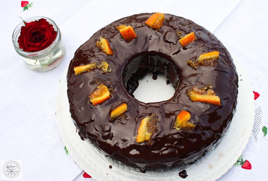 Rezeptbild: Glutenfreier getränkter Orangen-Marmorkuchen