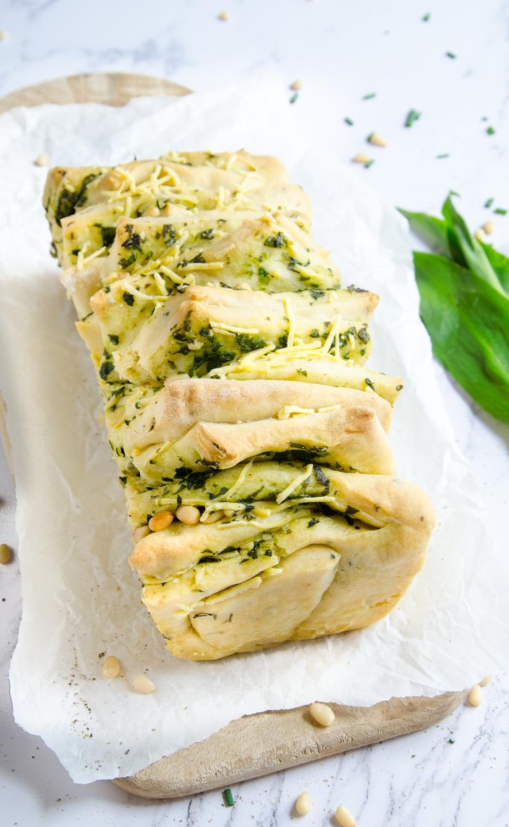 Rezeptbild: Bärlauch pull apart Brot